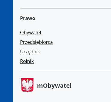 Obywatel
Przedsiębiorca
Urzędnik 
Rolnik